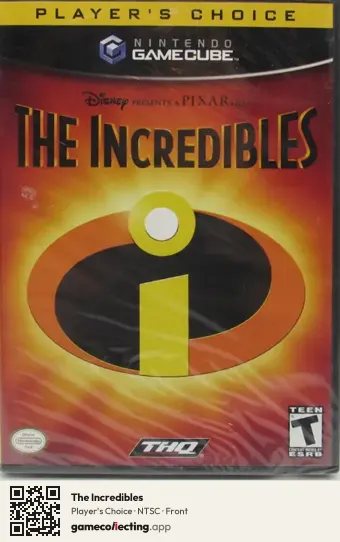 The Incredibles Nintendo GameCube, NTSC box front