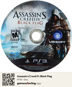 Assassin's Creed IV: Black Flag PlayStation 3, NTSC disc