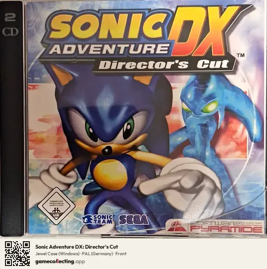 Sonic Adventure DX: Director's Cut Computer, Germany box front