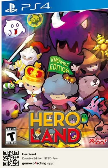Heroland PlayStation 4, NTSC box front