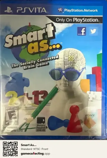 Smart As... PlayStation Vita, NTSC box front