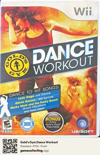 Gold's Gym Dance Workout Nintendo Wii, NTSC box front