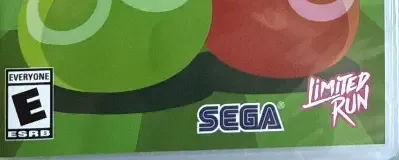 Puyo Puyo Champions, the ESRB box on its front