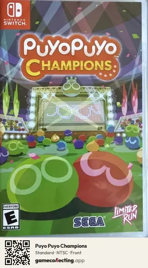 Puyo Puyo Champions Nintendo Switch, NTSC box front