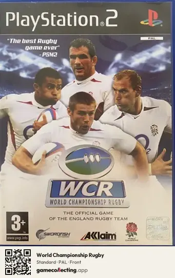 World Championship Rugby PlayStation 2, PAL box front