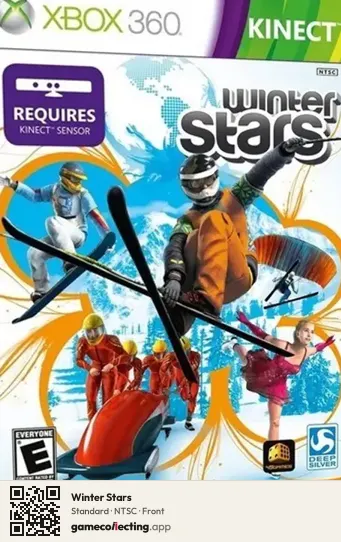 Winter Stars Xbox 360, NTSC box front