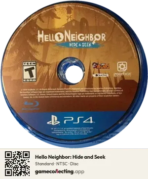 Hello Neighbor: Hide and Seek PlayStation 4, NTSC disc