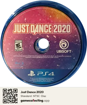 Just Dance 2020 PlayStation 4, NTSC disc