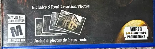 The Town of Light, the ESRB box on its front