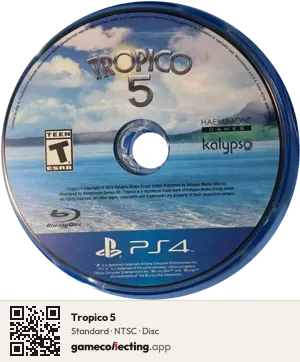 Tropico 5 PlayStation 4, NTSC disc
