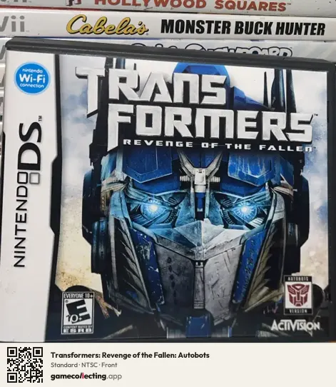 Transformers: Revenge of the Fallen: Autobots Nintendo DS, NTSC box front
