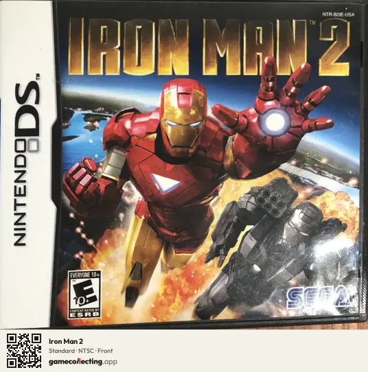 Iron Man 2 Nintendo DS, NTSC box front