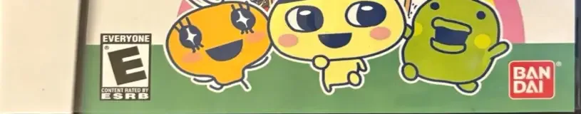 Tamagotchi Connection: Corner Shop, the ESRB box on its front