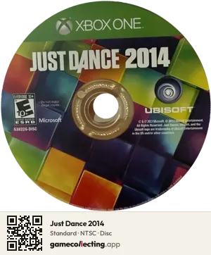 Just Dance 2014 Xbox One, NTSC disc