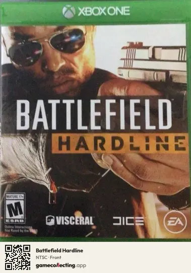 Battlefield Hardline Xbox One, NTSC box front