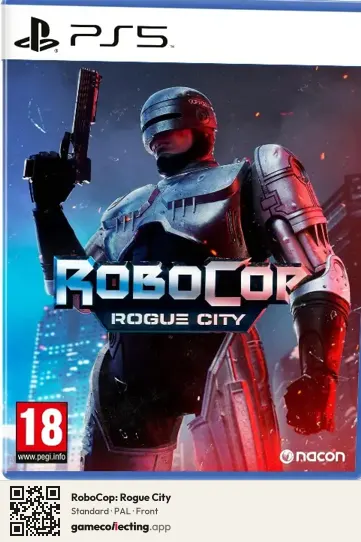 RoboCop: Rogue City PlayStation 5, PAL box front