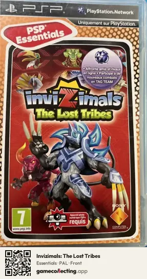 Invizimals: The Lost Tribes PlayStation Portable, PAL box front