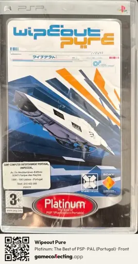 Wipeout Pure PlayStation Portable, Portugal box front