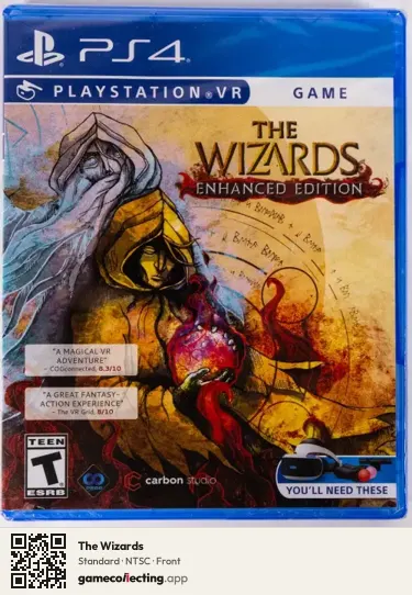 The Wizards PlayStation 4, NTSC box front