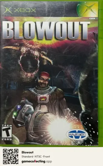 Blowout Xbox, NTSC box front