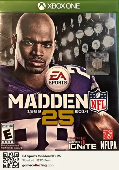 EA Sports Madden NFL 25 Xbox One, NTSC box front
