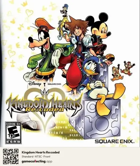 Kingdom Hearts Re:coded Nintendo DS, NTSC box front