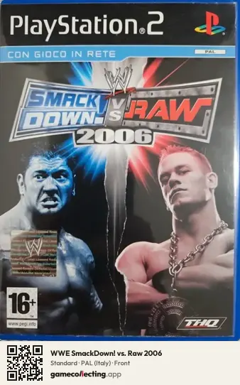 WWE SmackDown! vs. Raw 2006 PlayStation 2, Italy box front