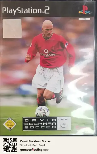 David Beckham Soccer PlayStation 2, PAL box front