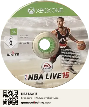 NBA Live 15 Xbox One, PAL disc