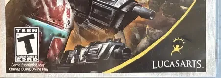 Star Wars: Republic Commando, the ESRB box on its front