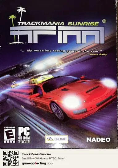 TrackMania Sunrise Computer, NTSC box front