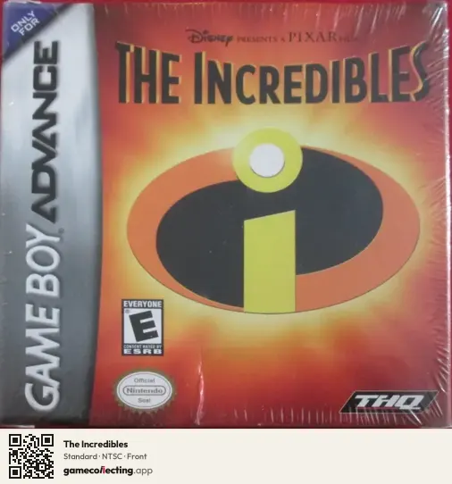 The Incredibles Game Boy Advance, NTSC box front