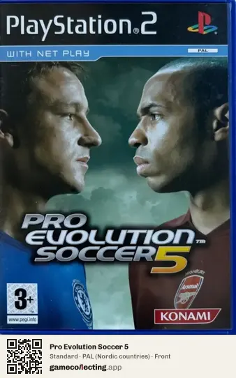 Pro Evolution Soccer 5 PlayStation 2, Nordic countries box front