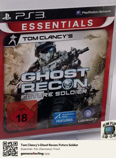Tom Clancy's Ghost Recon: Future Soldier PlayStation 3, Germany box front