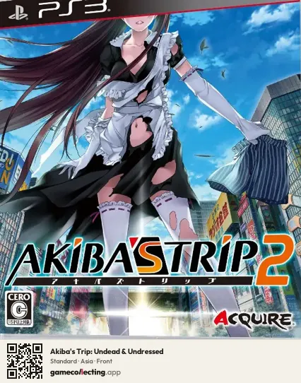 Akiba's Trip: Undead & Undressed PlayStation 3, Asia box front