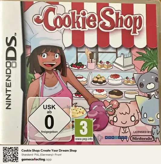 Cookie Shop: Create Your Dream Shop Nintendo DS, Germany box front