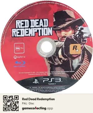 Red Dead Redemption PlayStation 3, PAL disc