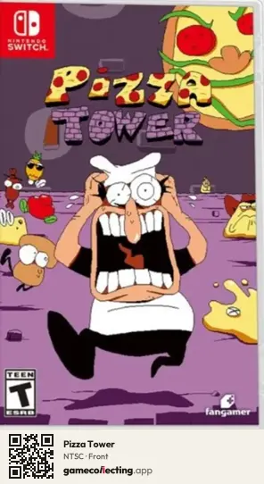 Pizza Tower Nintendo Switch, NTSC box front