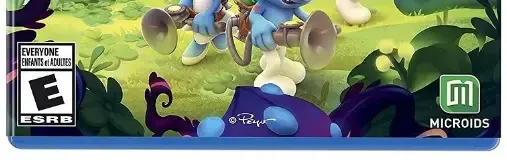 The Smurfs: Mission Vileaf, the ESRB box on its front