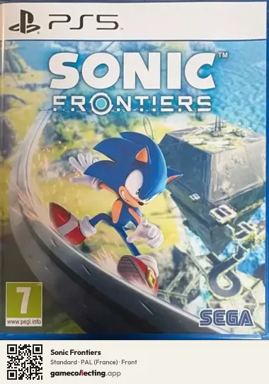 Sonic Frontiers PlayStation 5, France box front