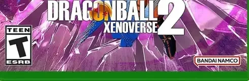 Dragon Ball Xenoverse 2, the ESRB box on its front