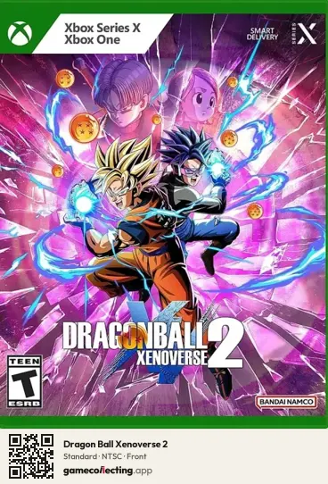 Dragon Ball Xenoverse 2 Xbox Series X, NTSC box front