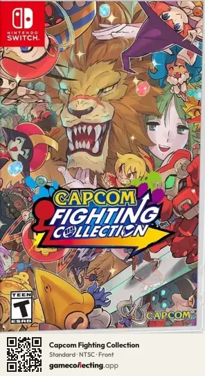 Capcom Fighting Collection Nintendo Switch, NTSC box front
