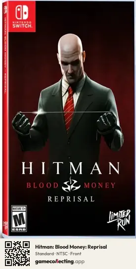 Hitman: Blood Money: Reprisal Nintendo Switch, NTSC box front