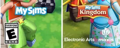 MySims: Cozy Bundle, the ESRB box on its front