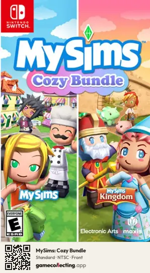 MySims: Cozy Bundle Nintendo Switch, NTSC box front