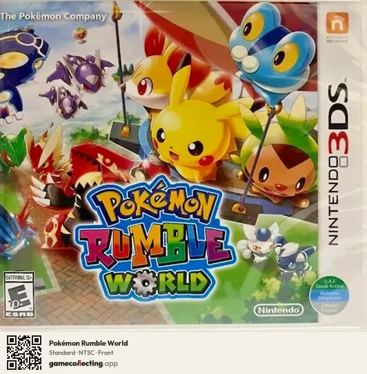 Pokémon Rumble World Nintendo 3DS, NTSC box front