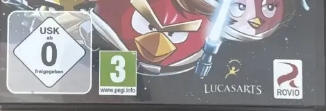 Angry Birds Star Wars, the USK square on its front