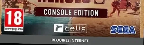 Company of Heroes 3, the PEGI square on its front
