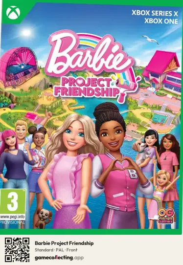 Barbie Project Friendship Xbox Series X, PAL box front